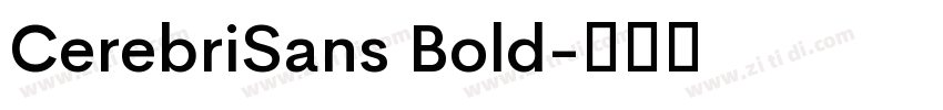 CerebriSans Bold字体转换